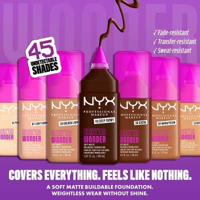 NYX Professional Makeup 24H Soft Matte Foundation 13 Light Sand 1.01 fl oz - Imperfect Container