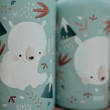Stainless Steel Bottle - 500 ml - Munchy The Bear