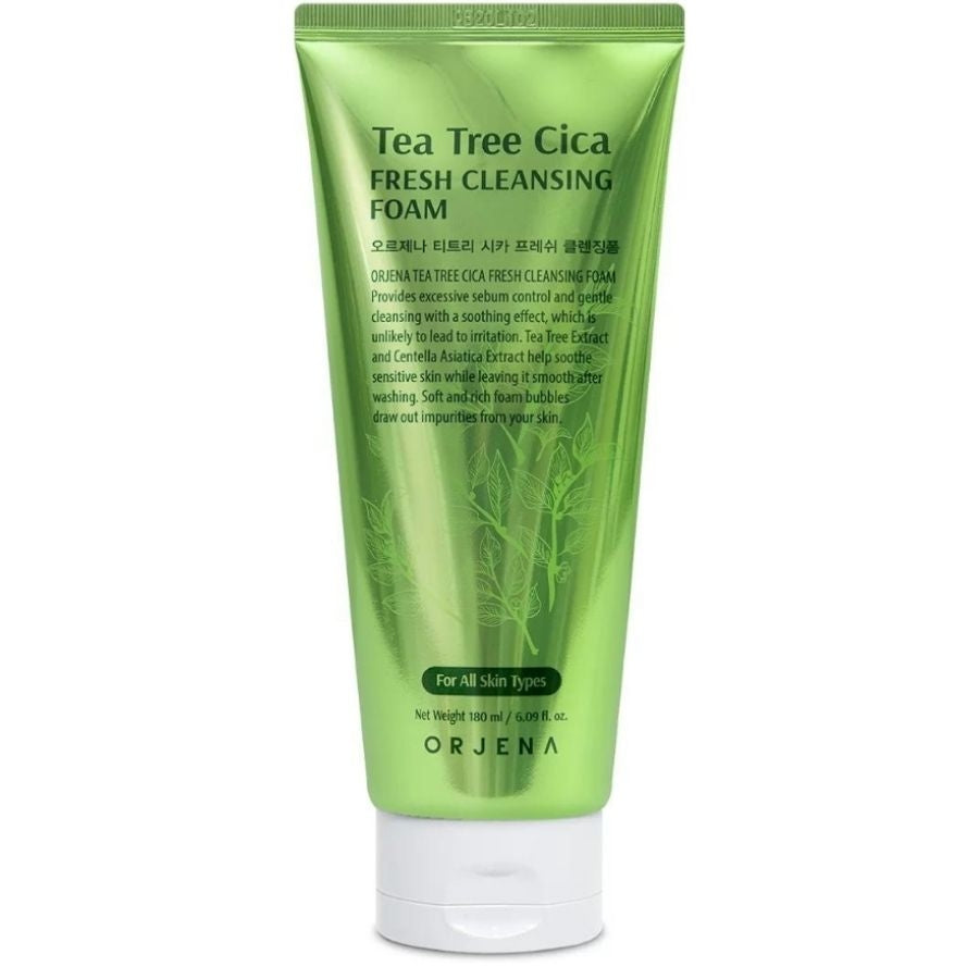 ORJENA Tea Tree Cica Fresh Cleansing Foam 180Ml