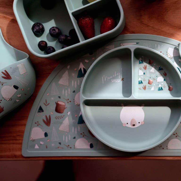 LFGB Silicone Lunch Box - Munchy The Bear