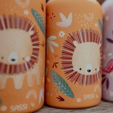Insulated Stainless Steel Bottle, 350 ml - Chompy The Lion