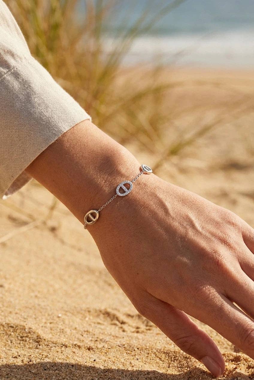 Stainless steel bracelets: GOLDEN