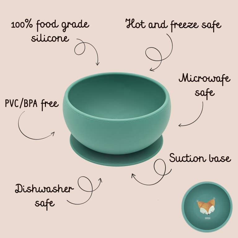 Silicone bowl - Crunchy the Fox