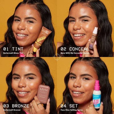 NYX Professional Makeup Buttermelt Glaze Skin Tint with SPF 30 Chocolate Butta 1.01 fl oz - Imperfect Container