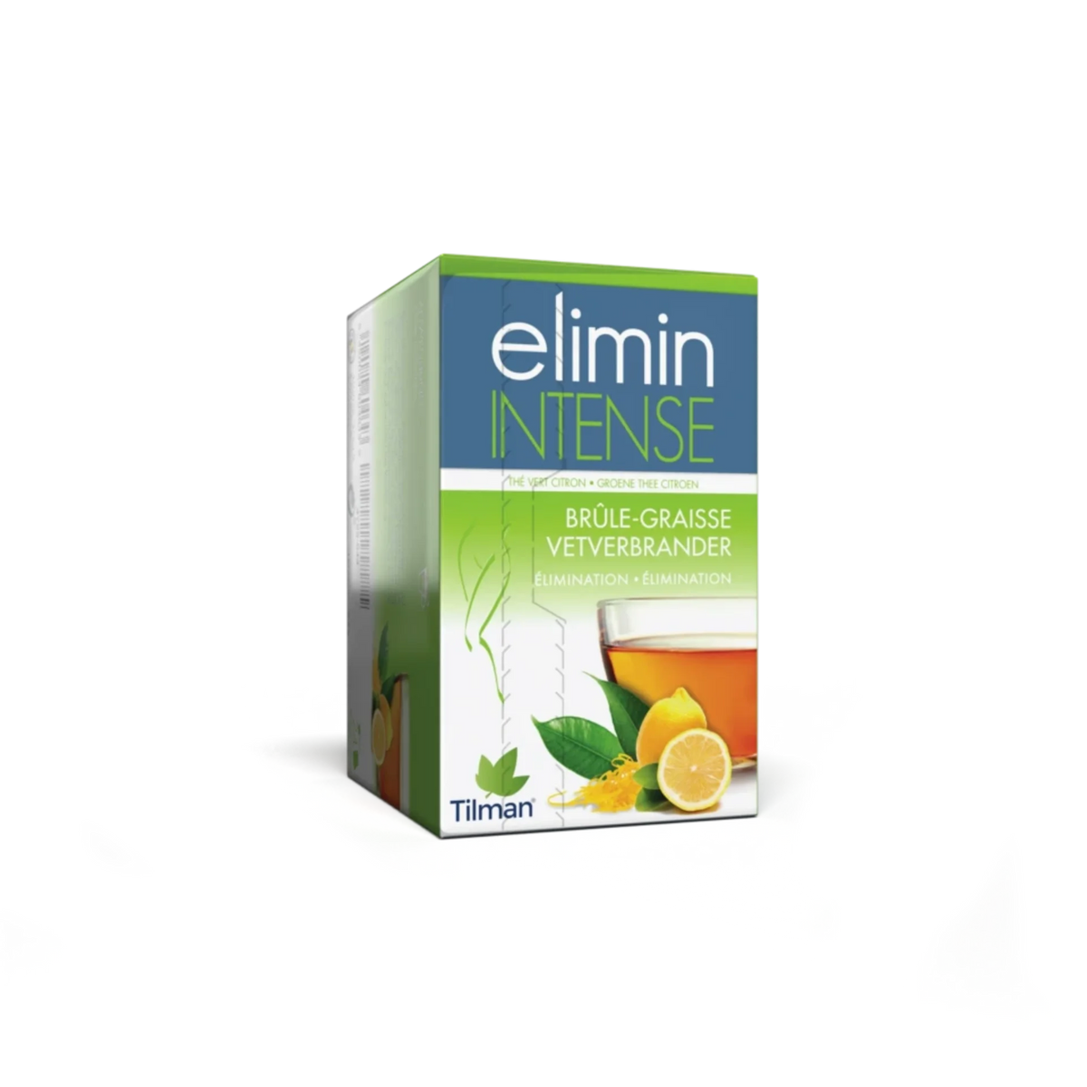 Elimin INTENSE Lemon herbal infusion with green tea, rosemary, fennel, and senna for slimming