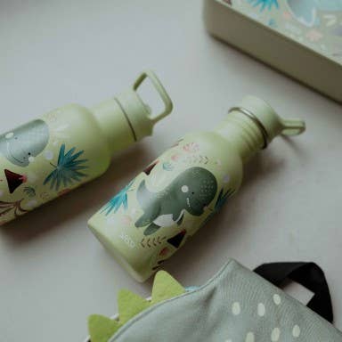 Stainless Steel Bottle - 500 ml - Cracky The Dinosaur