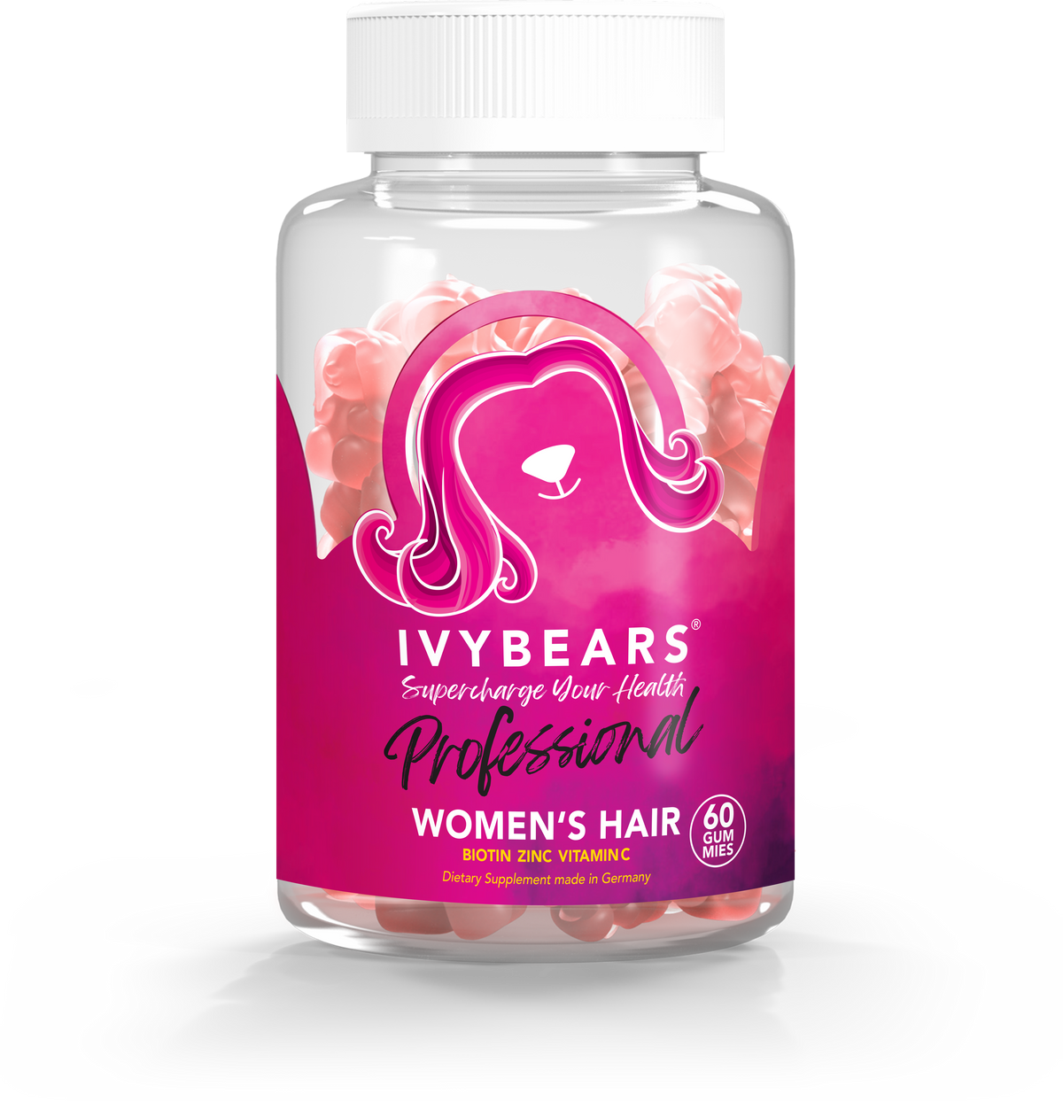 Ivybears Professional Women's Hair - 60 Gummies