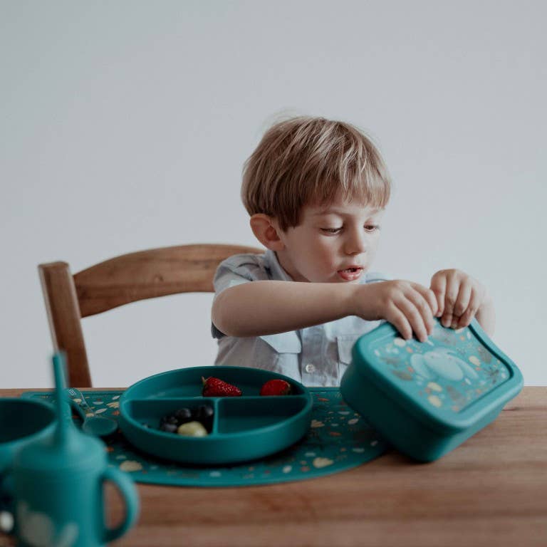 LFGB Silicone Lunch Box - Chewy The Elephant