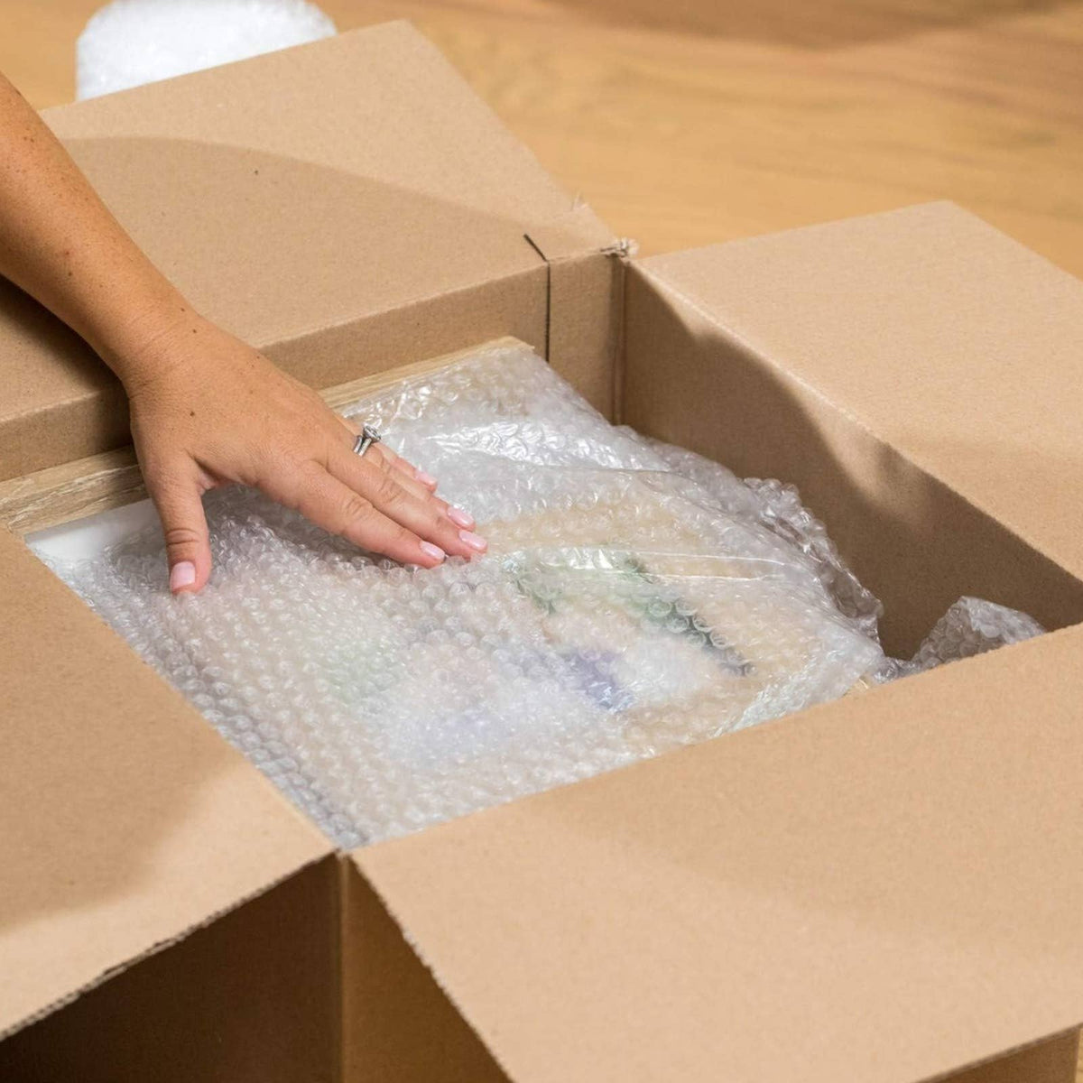 Small Bubbles Wrap Cushioning, Protection, and Perforated: Small 12" x 100'