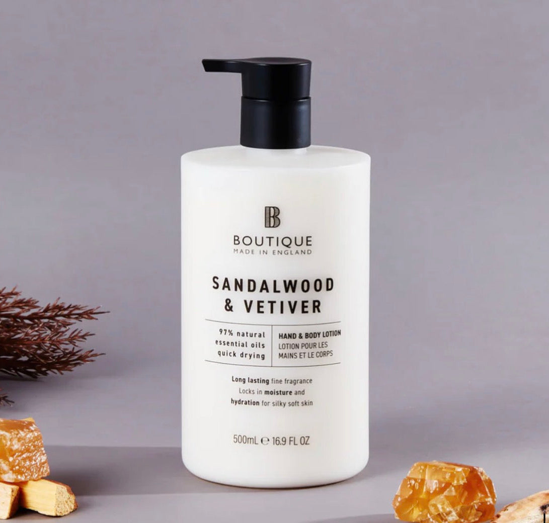 Grace Cole – Boutique Scent Sandalwood & Vetiver Hand & Body Lotion (500 ml)