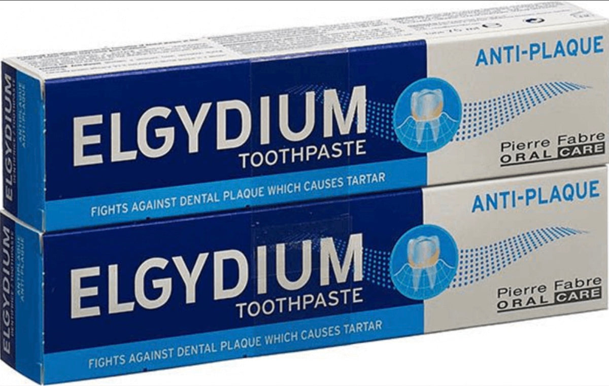 Elgydium – Anti-Plaque Toothpaste Duo Set (2 × 75 ml)