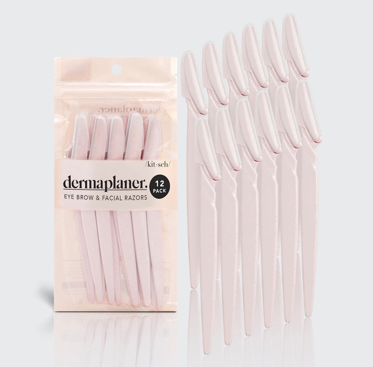 KITSCH – Eco-Friendly Dermaplaner (12-Pack) – Terracotta