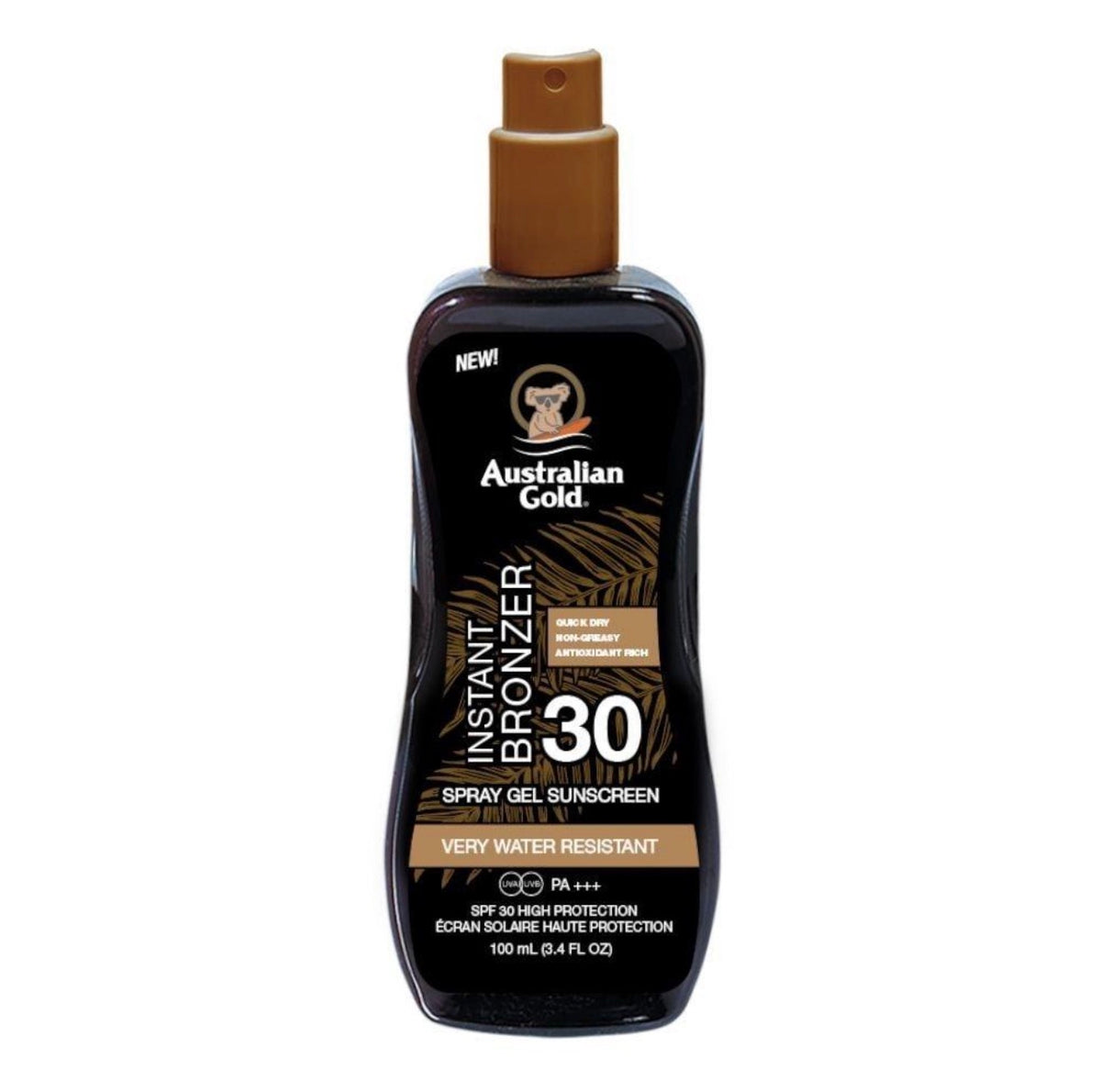 Australian Gold SPF30 Gel With Bronzer 237ml
