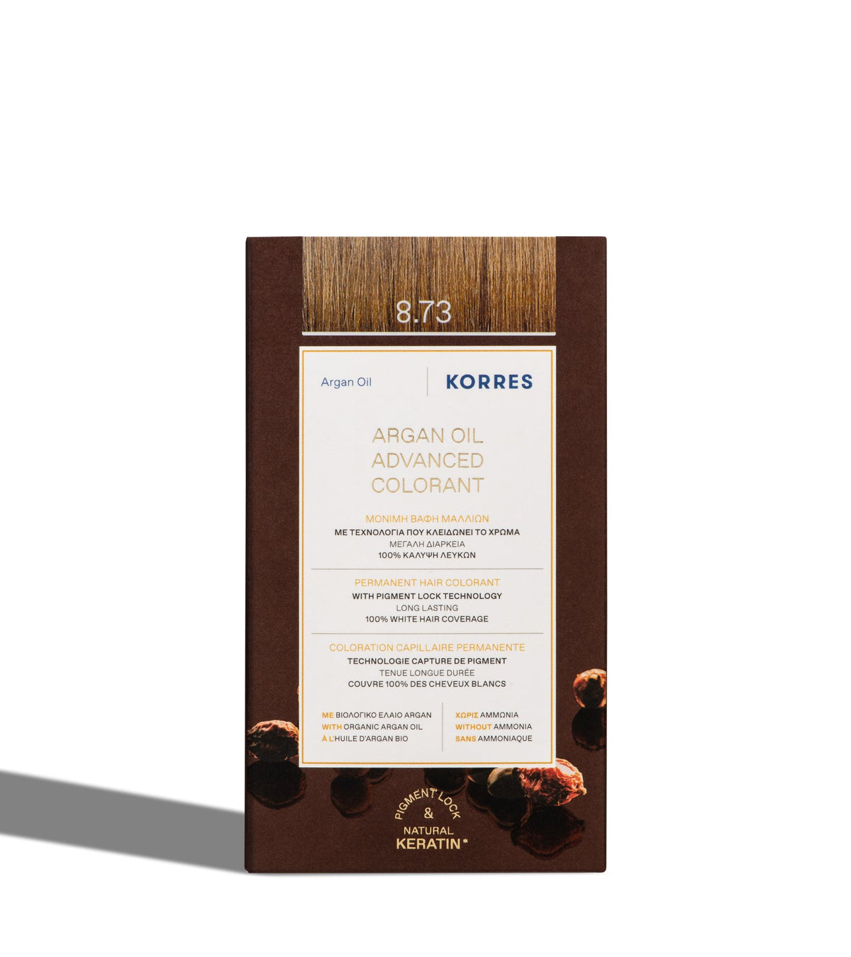 KORRES Argan Oil Advanced Colorant 8.73 Golden Caramel