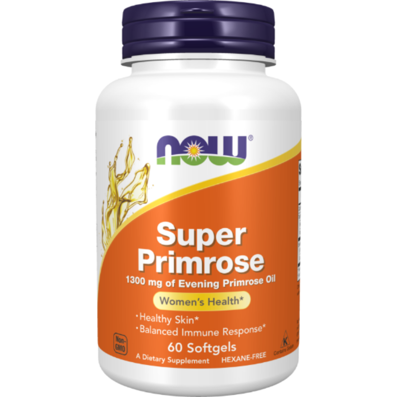 NOW Foods Super Primrose 1300 mg Softgels - Supports women's health.