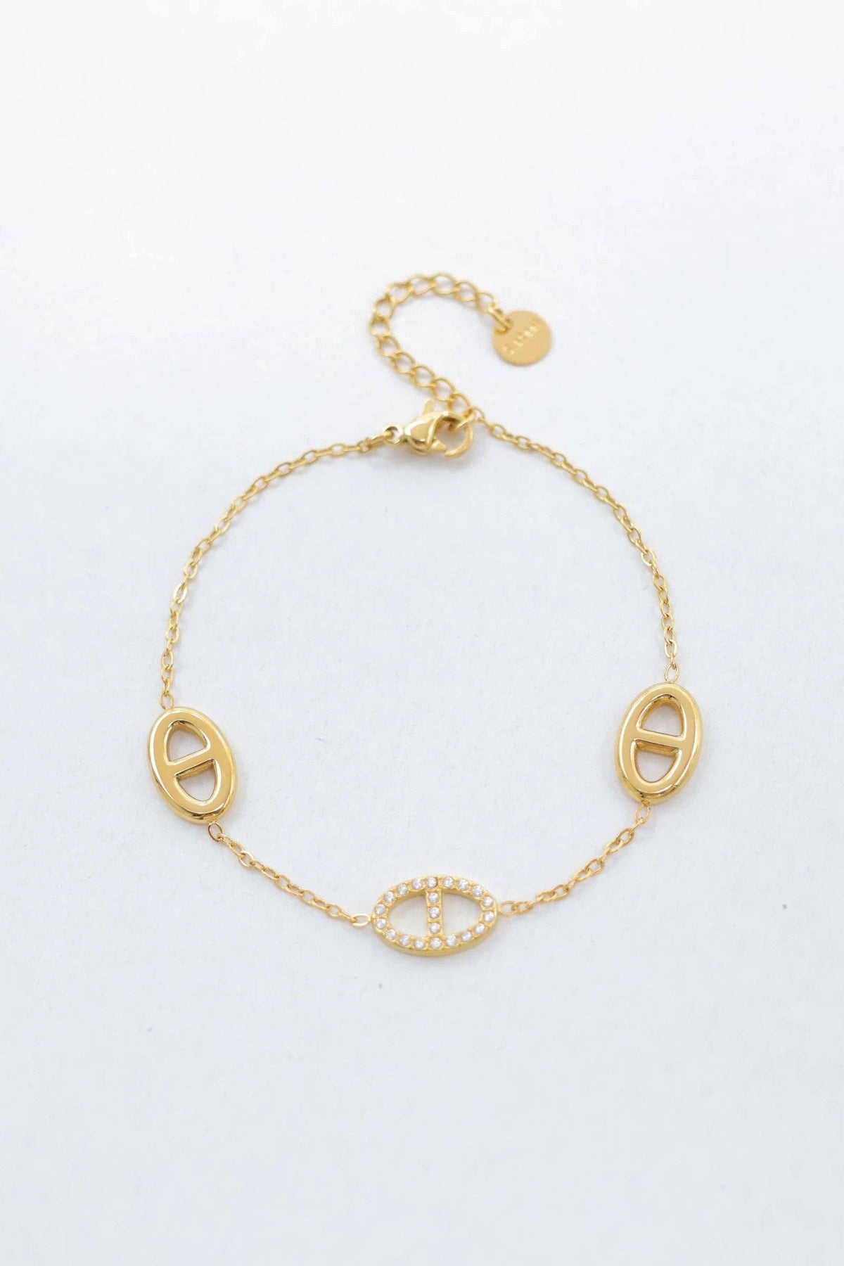 Stainless steel bracelets: GOLDEN