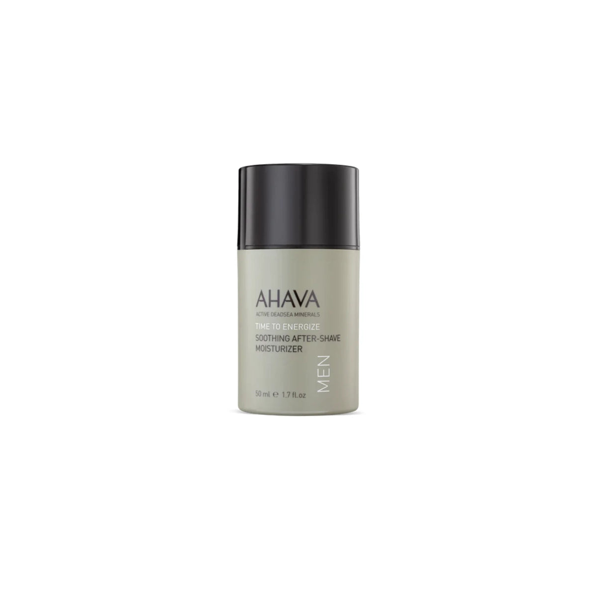 Ahava Men’s Soothing After Shave Moisturizer bottle with a calming design.