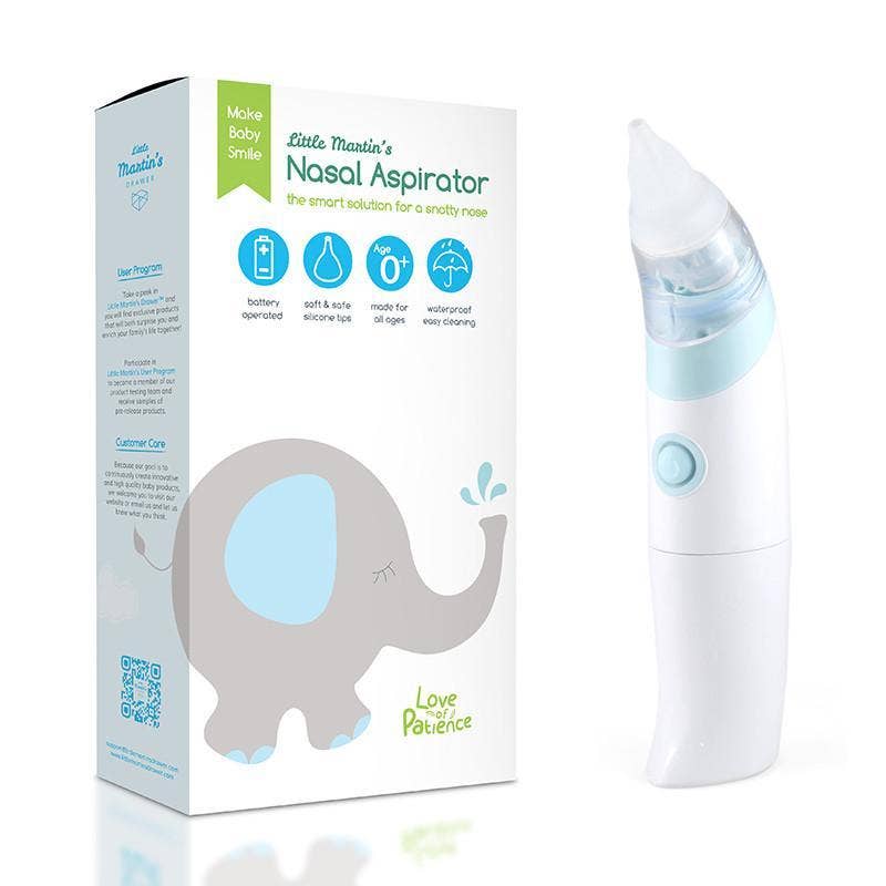 Baby Electric Nasal Aspirator: Light Blue