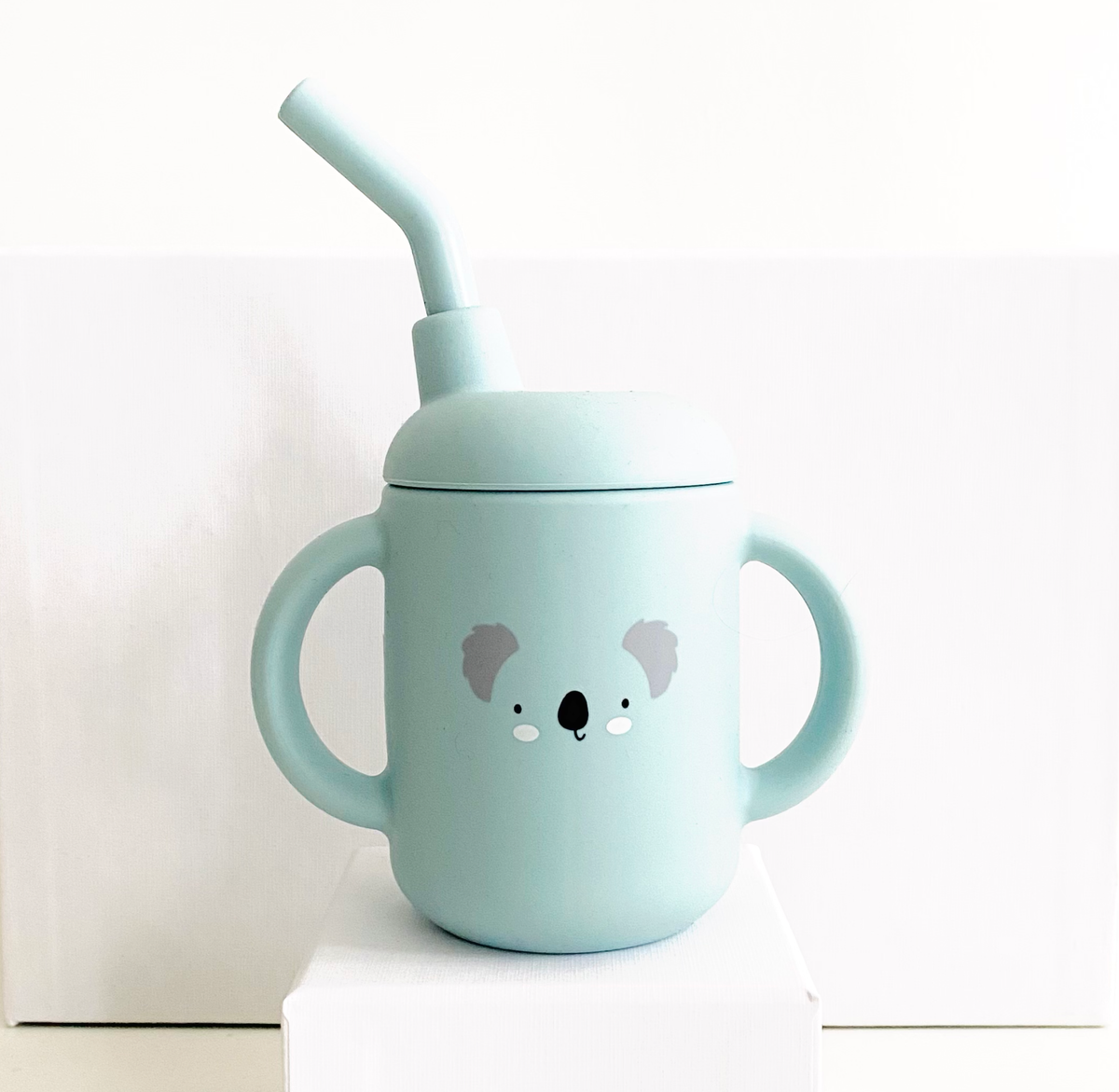 Straw glass for babies and children: Pink