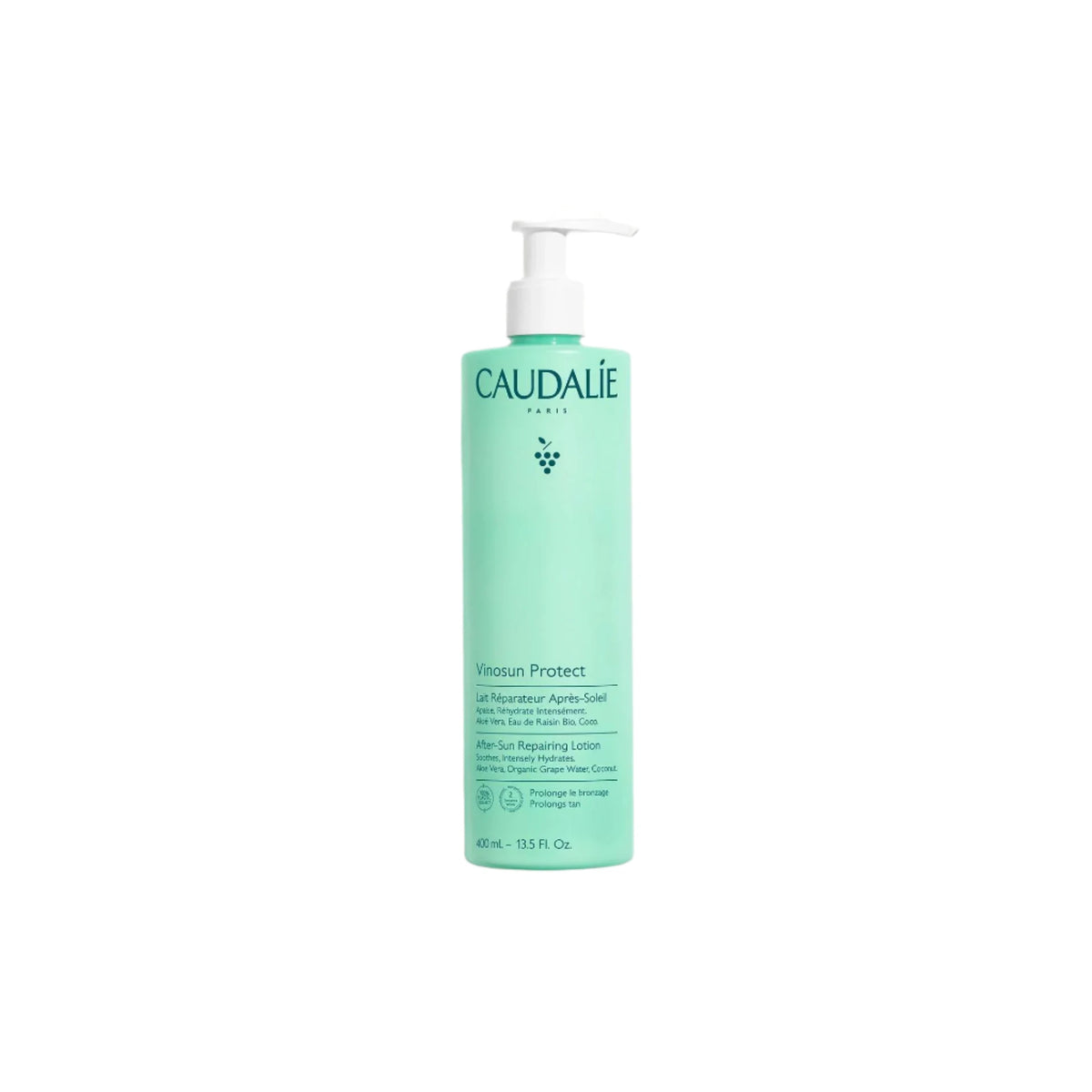 Caudalie Vinosun Protect After Sun Repairing Lotion – Soothing and hydrating lotion for skin after sun exposure.