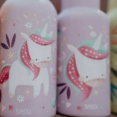 Insulated Stainless Steel Bottle 350 ml, Sparkly The Unicorn