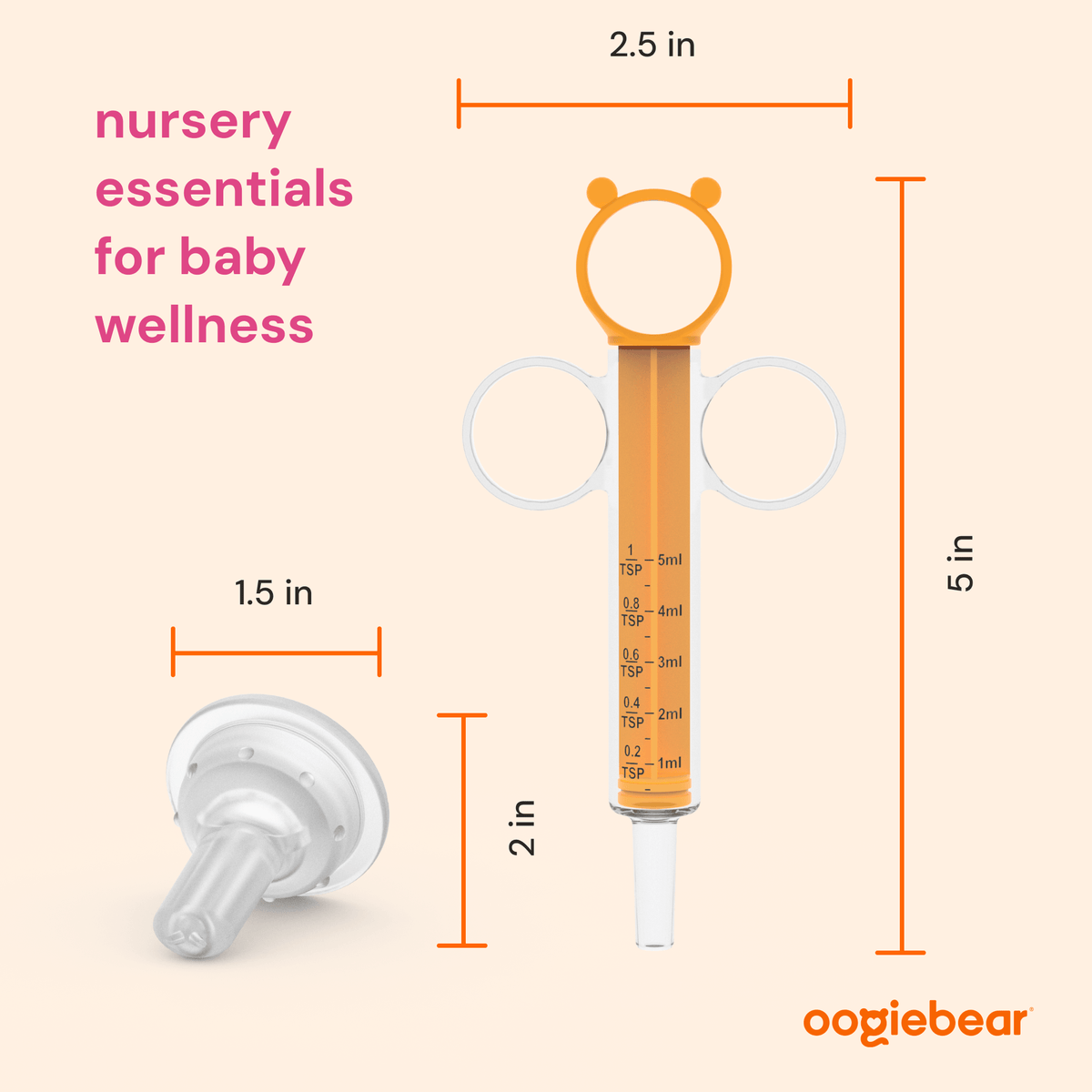 Oogiebear baby medicine syringe & feeder