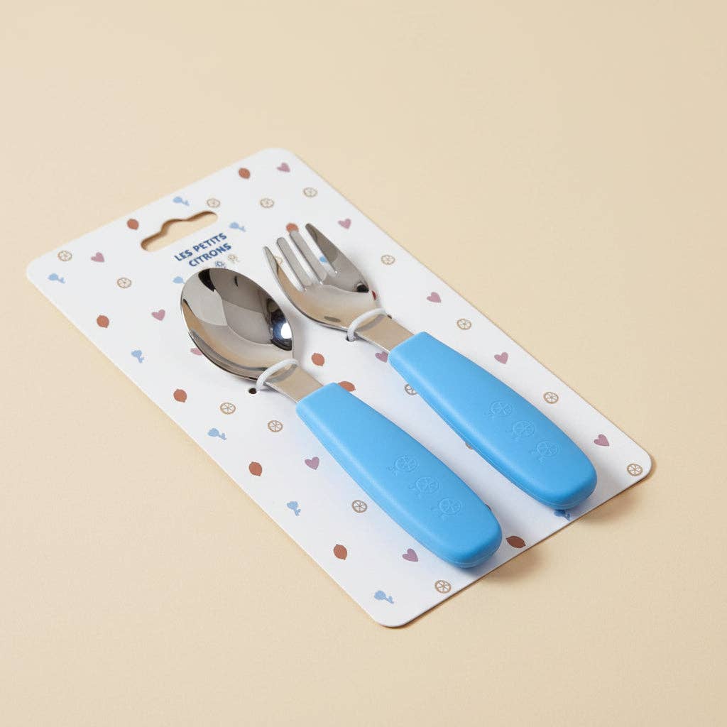 Xavier the steel cutlery: Blue