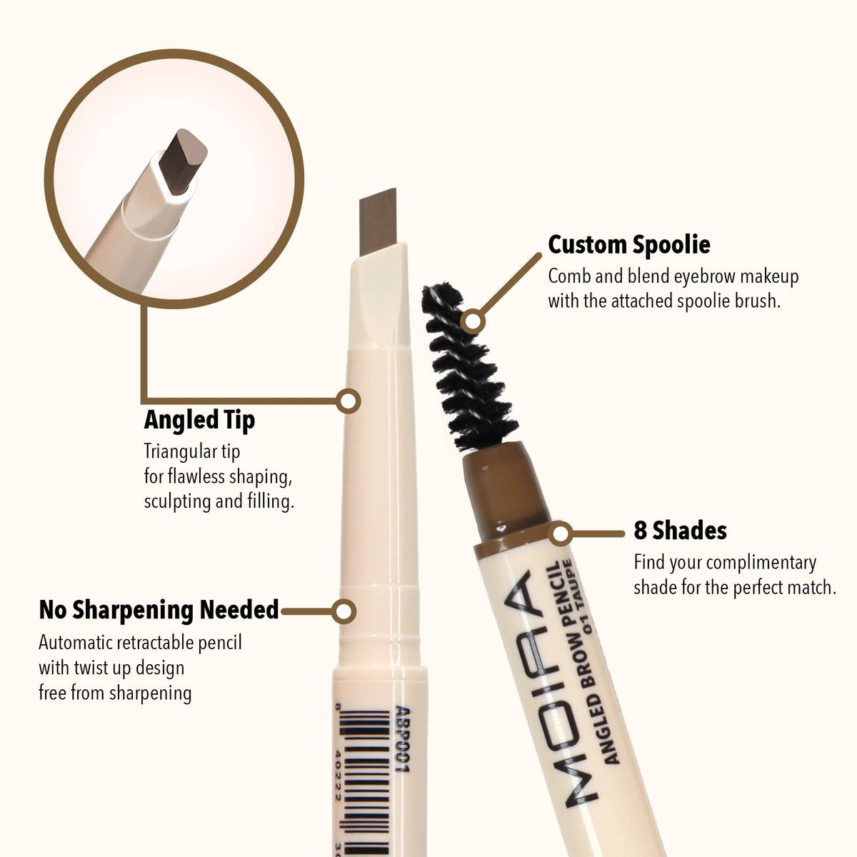 ANGLED BROW PENCIL: ANGLED BROW PENCIL(003 CHOCOLATE BROWN)