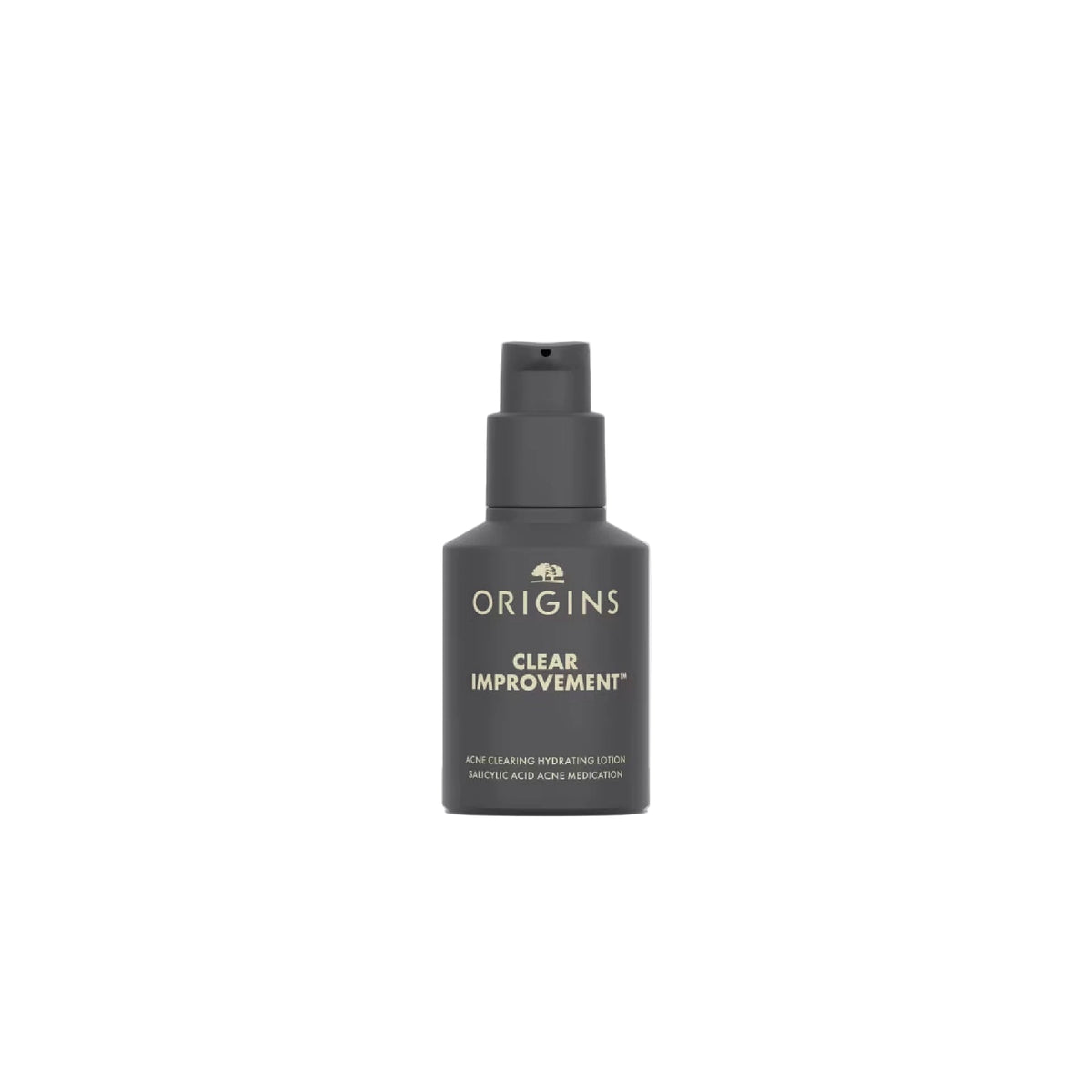 Origins Clear Improvement Acne Clearing Hydrating Lotion bottle designed to clear breakouts, reduce redness, and hydrate acne-prone skin.