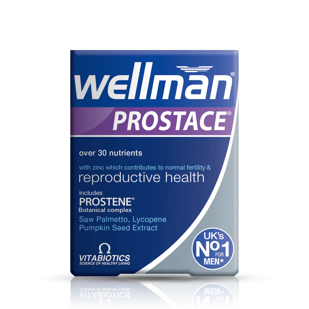 Vitabiotics Wellman Prostace - Prostate and reproductive health support.
