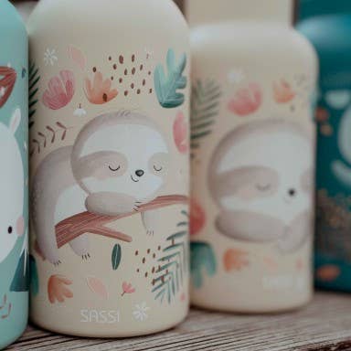 Stainless Steel Bottle - 500 ml - Gnawy The Sloth