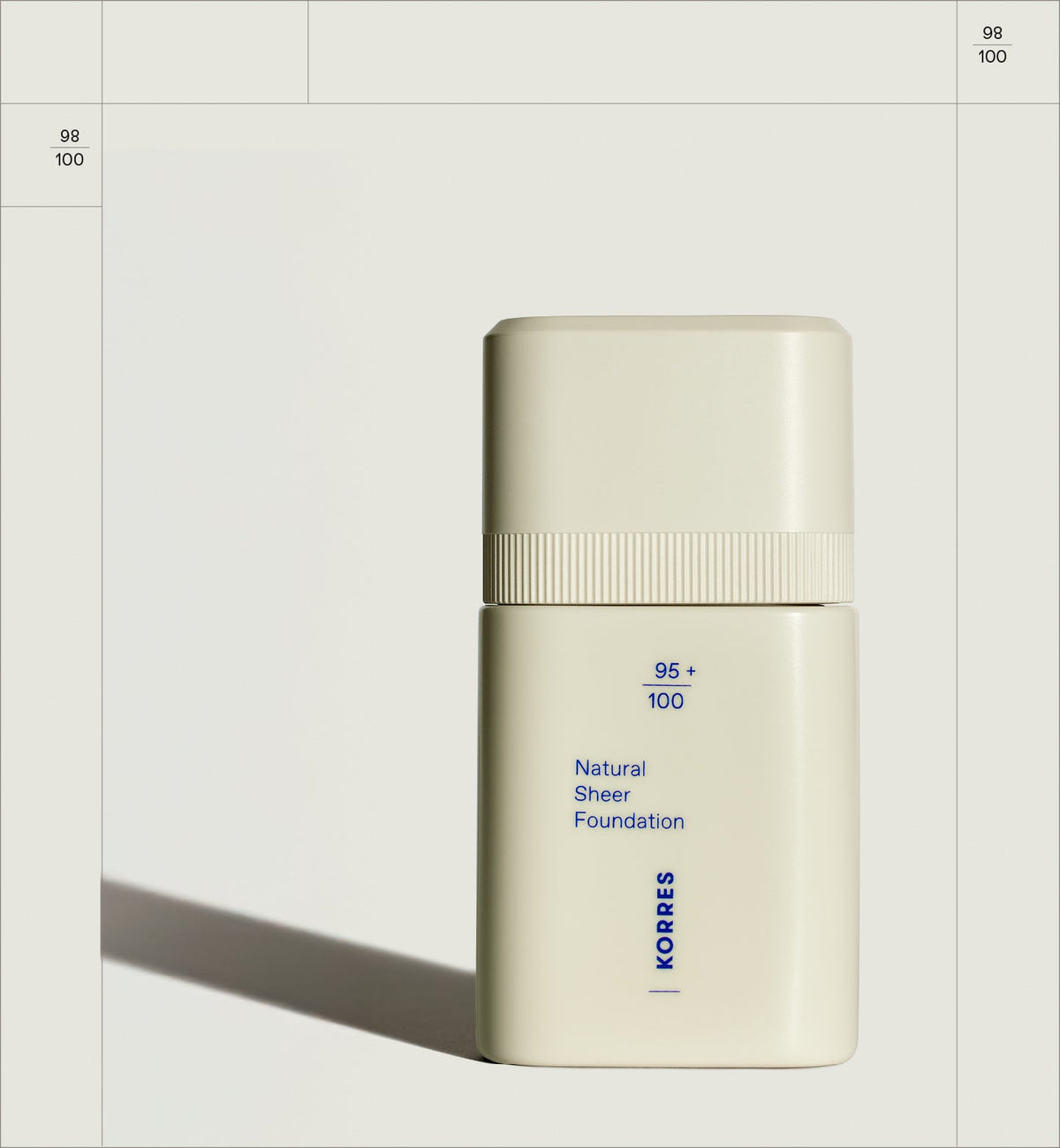 KORRES Natural Sheer Foundation 01 Light 30ml