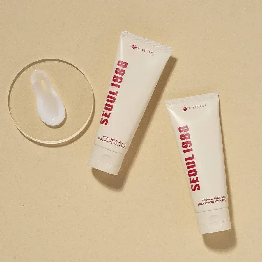 K-SECRET - SEOUL 1988 Cream: Snail Mucin 93% + Rice