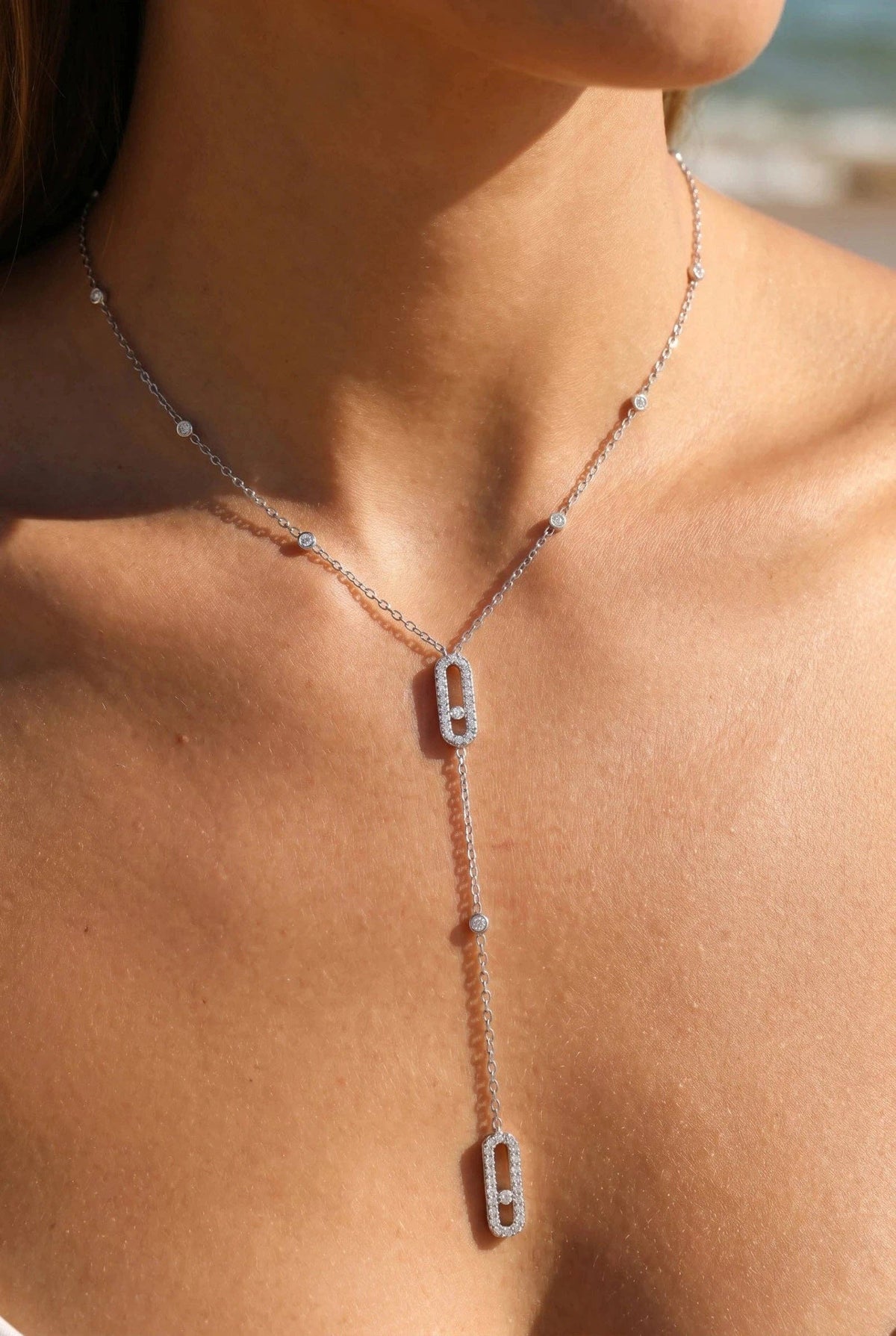 Stainless steel collars: SILVER