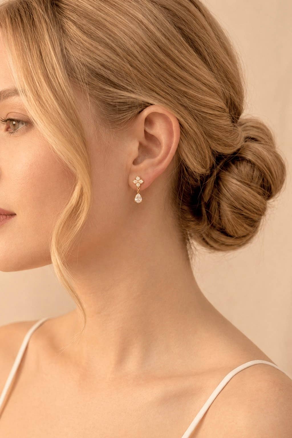 Stainless steel earrings 124AQ678: Gold / 100% Stainless steel