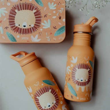 Insulated Stainless Steel Bottle, 350 ml - Chompy The Lion