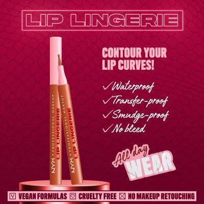 NYX Professional Makeup Lip Lingerie Lip Liner Stain 03 Barely There 0.03 fl oz - Imperfect Box