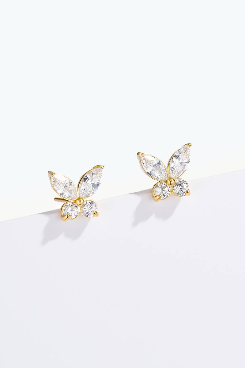 Stainless steel earrings: Silver