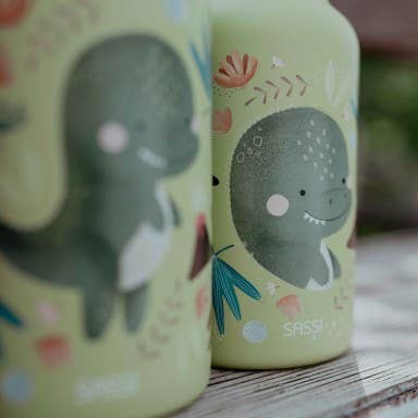 Stainless Steel Bottle - 500 ml - Cracky The Dinosaur