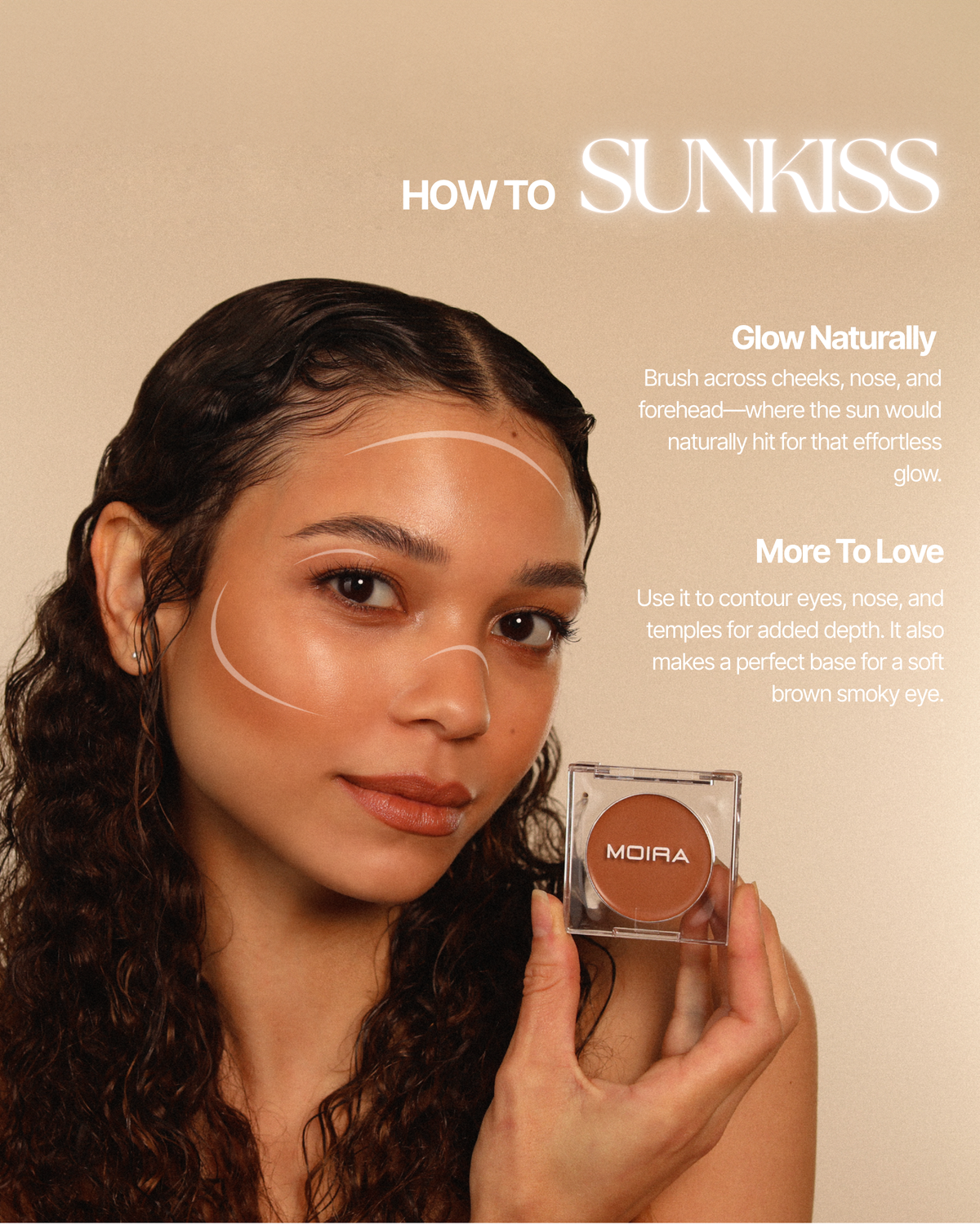 Moira Makeup Display Stay Golden Cream Bronzer&Contour 32pc