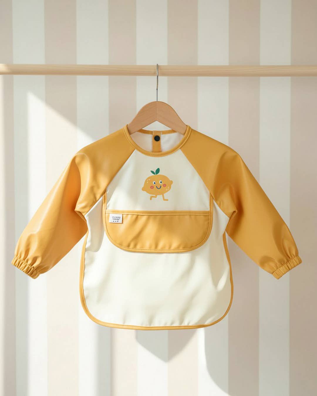 Maé the Bib Apron: Yellow / S (3-18 months)