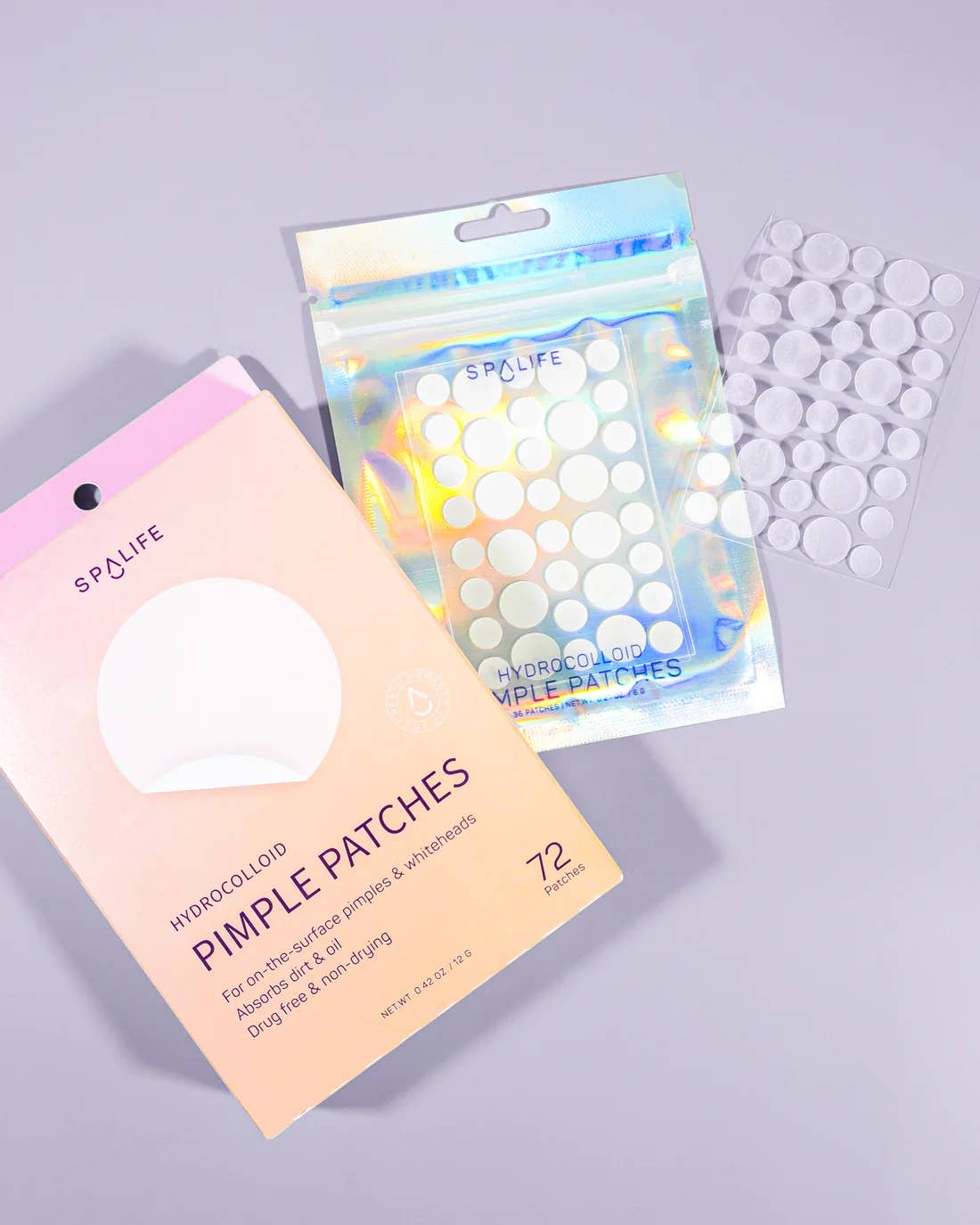 Hydrocolloid Clear Pimple Patches 72ct - (Pink box)