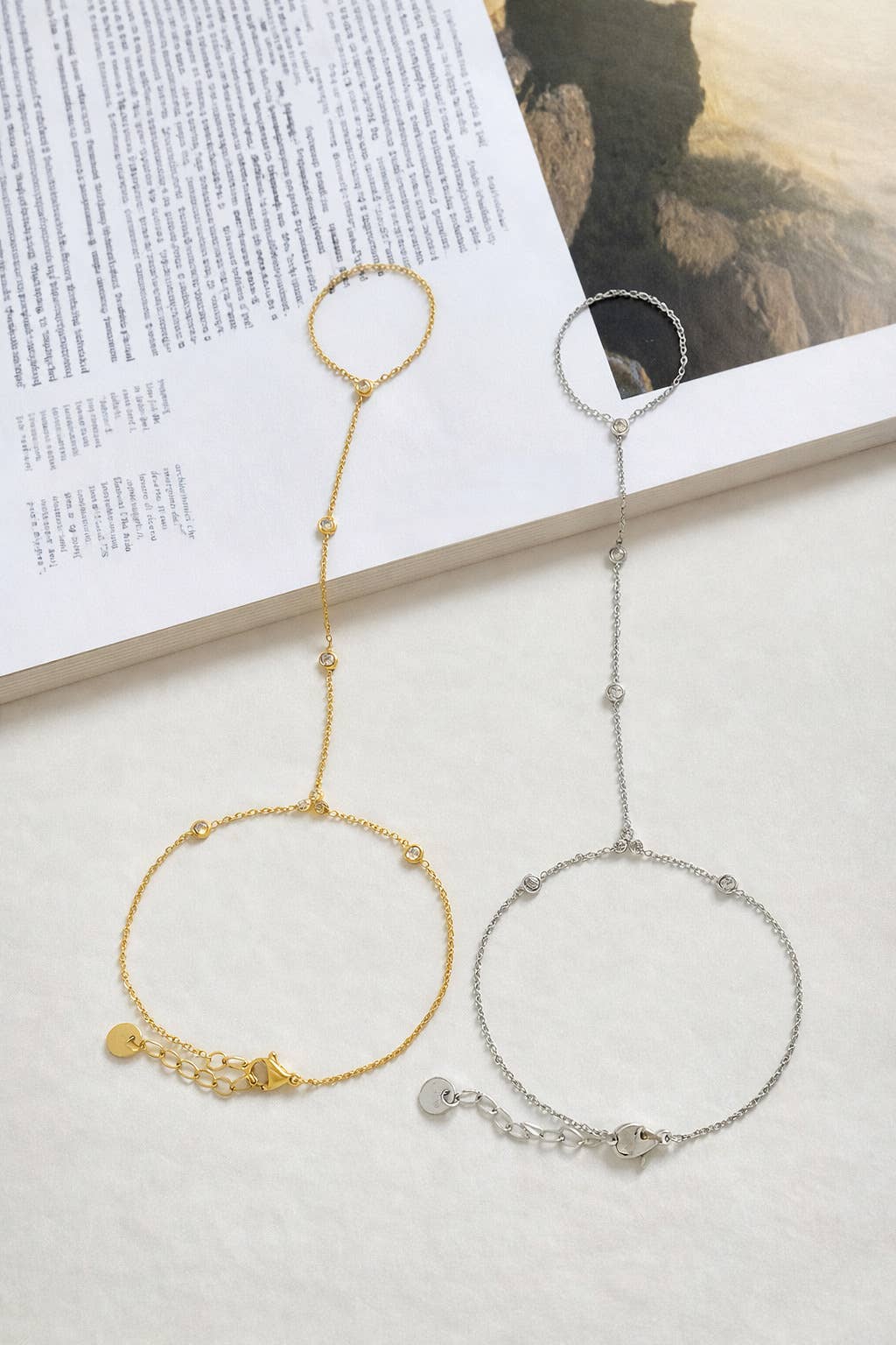 Stainless steel bracelet: Gold / Stainless steel