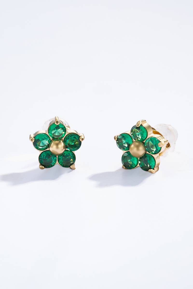 Stainless steel earrings: Gold