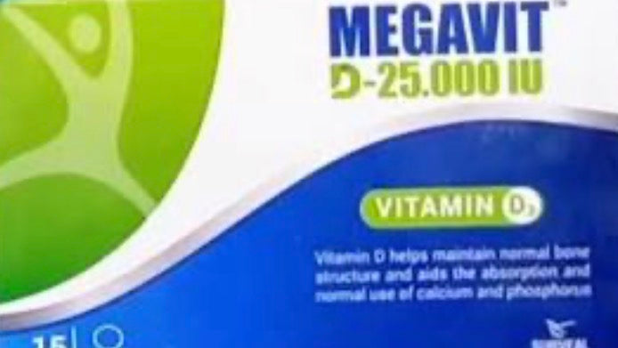 SURVEAL Megavit D-25000IU 15 Capsules