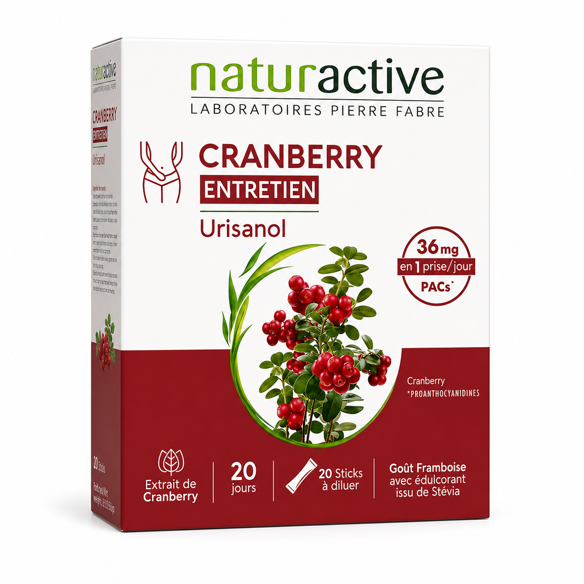 Naturactive Cranberry Entretien Urisanol – 20 Sticks