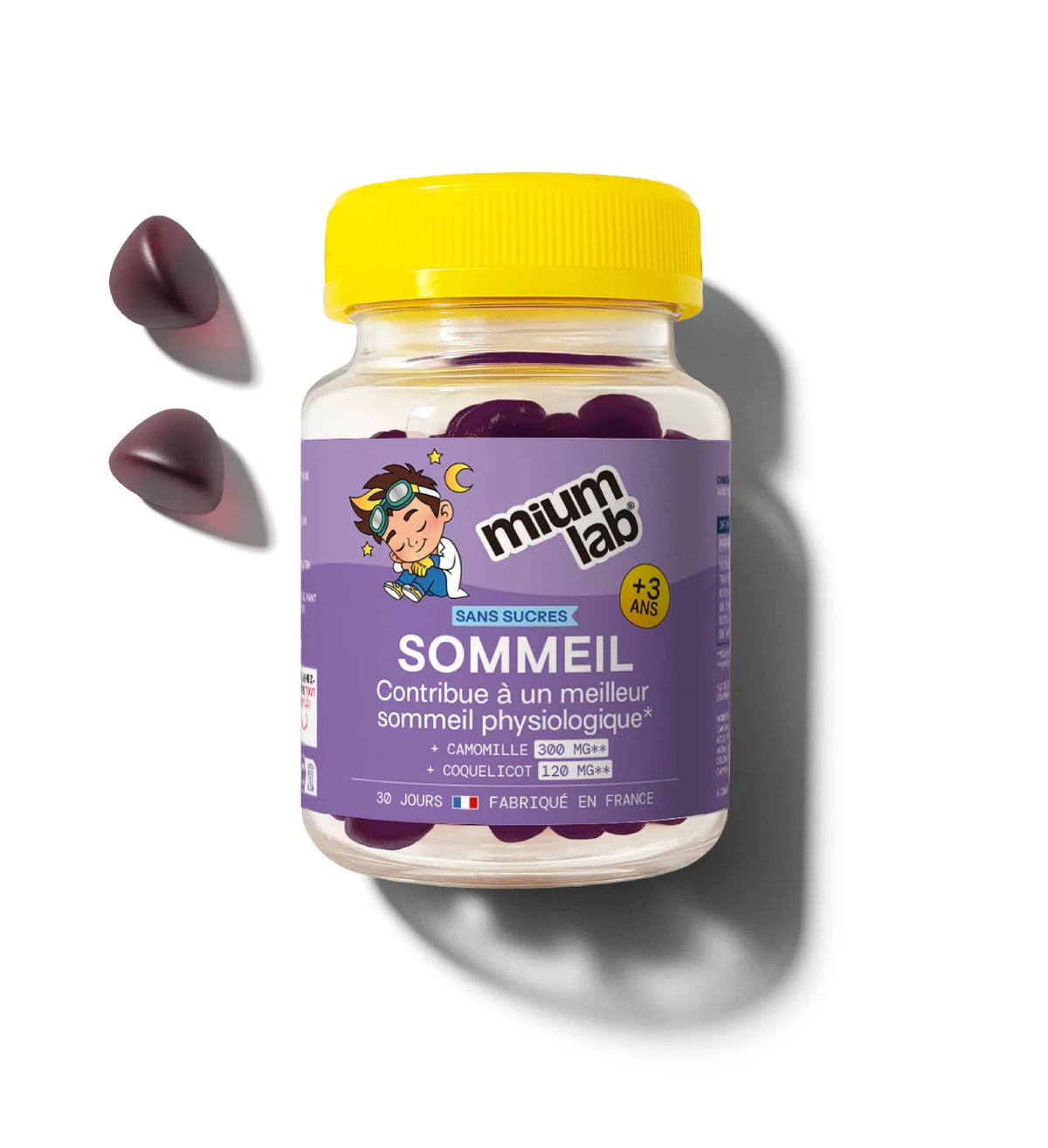 Mium Lab Sleep Sugar-Free Gummies 30 Gummies | Chamomile, Poppy & L-Tryptophan