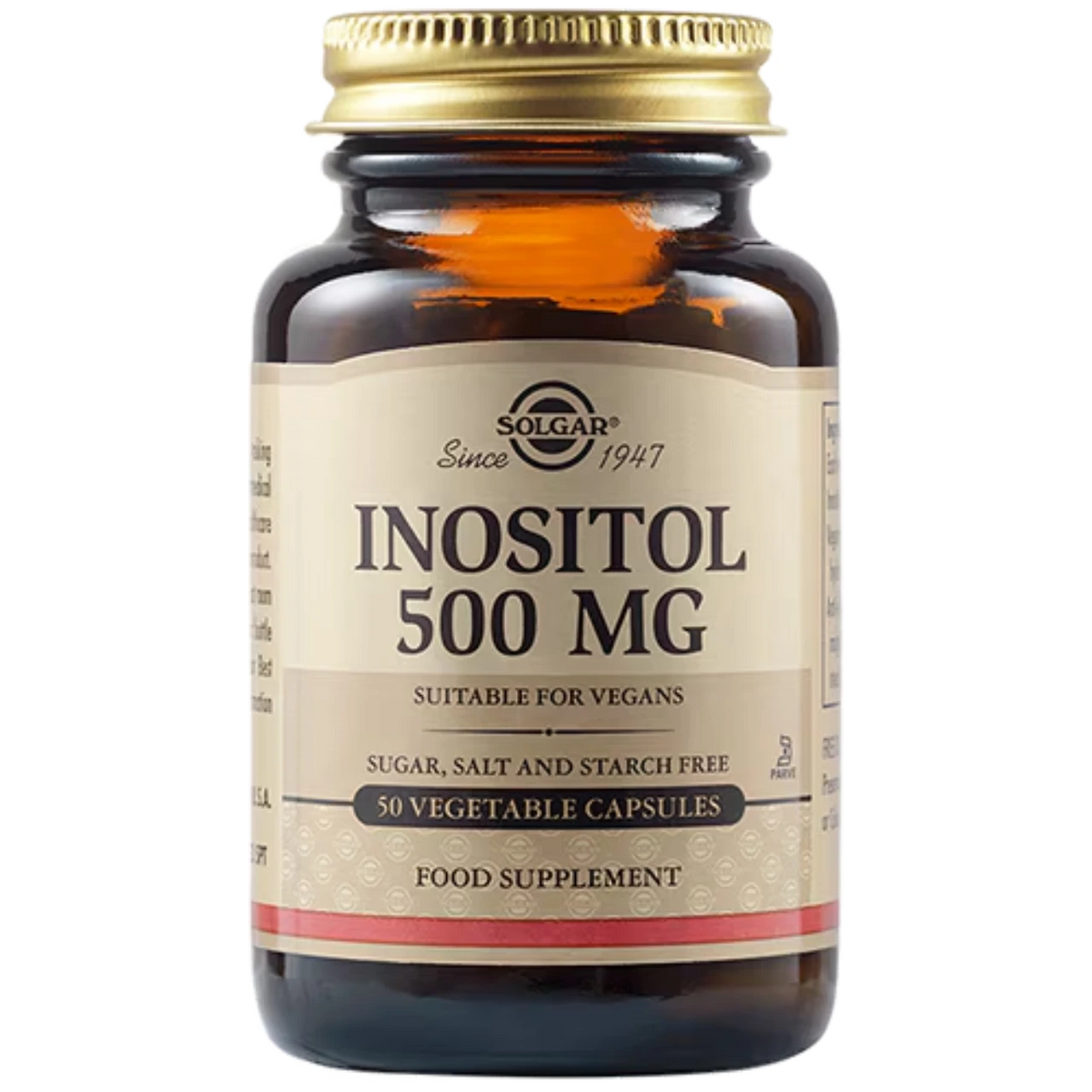 Solgar Inositol 500 mg - Promotes brain and nerve health.