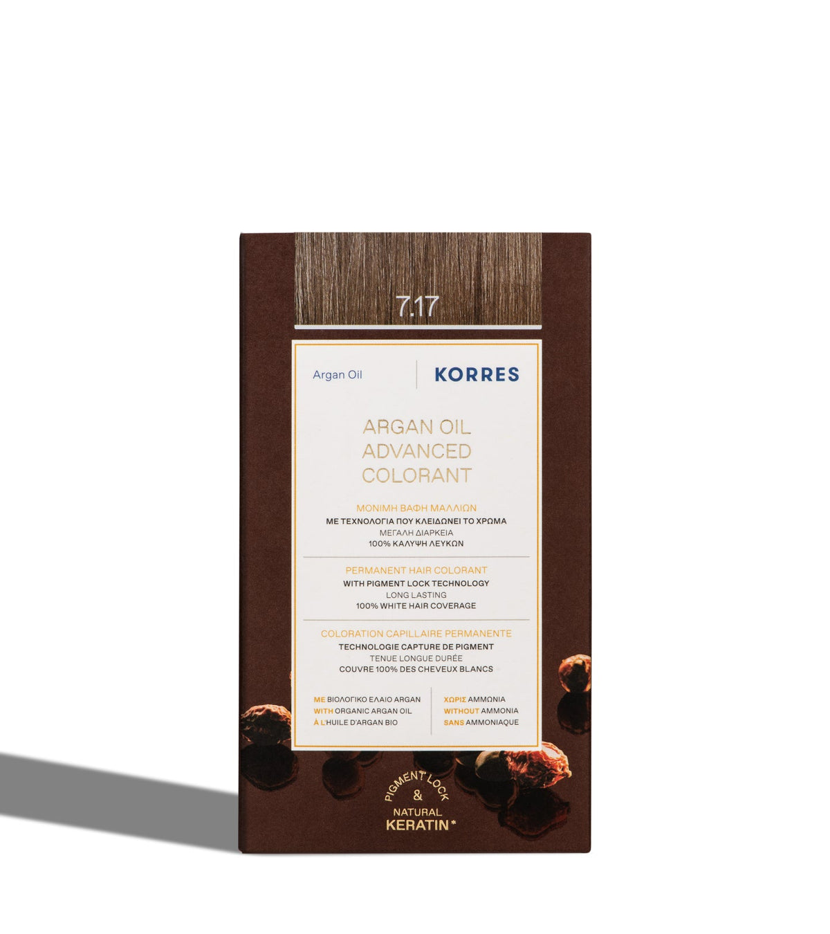 KORRES Argan Oil Advanced Colorant 7.17 Blonde Beige