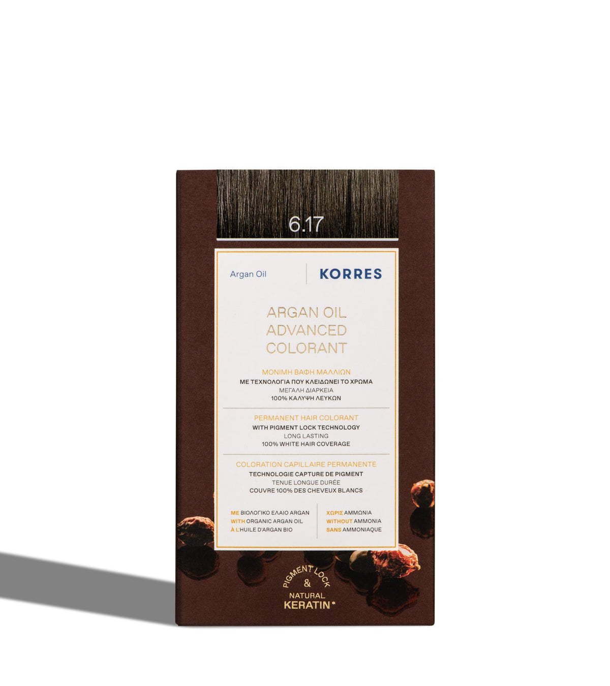 KORRES Argan Oil Advanced Colorant 6.17 Dark Blonde Beige